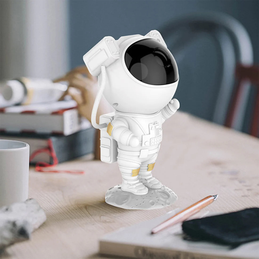 Astronaut Galaxy Projector — Star & Nebula Night Light