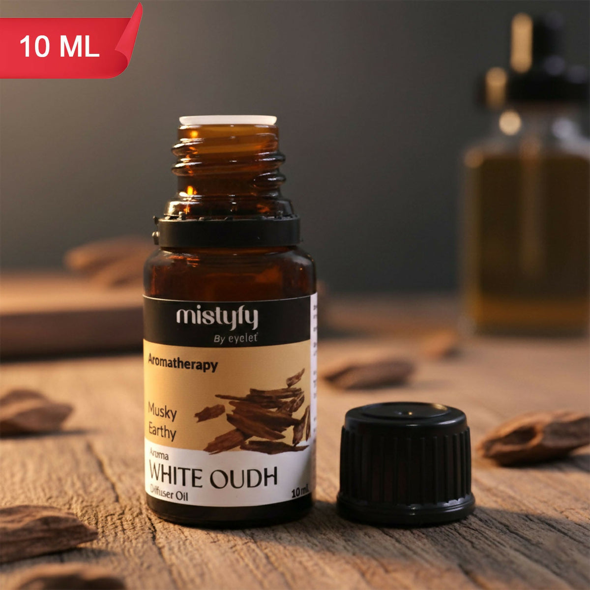 White Oudh aromatherapy diffuser oil 10ml